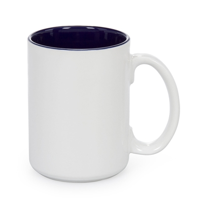 15 oz. Inner/Handle Navy Orca Mugs