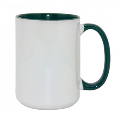 The Memory Company Green Bay Packers 15-fl oz Ceramic Team Color Mug Set  of: 1 in the Drinkware department at